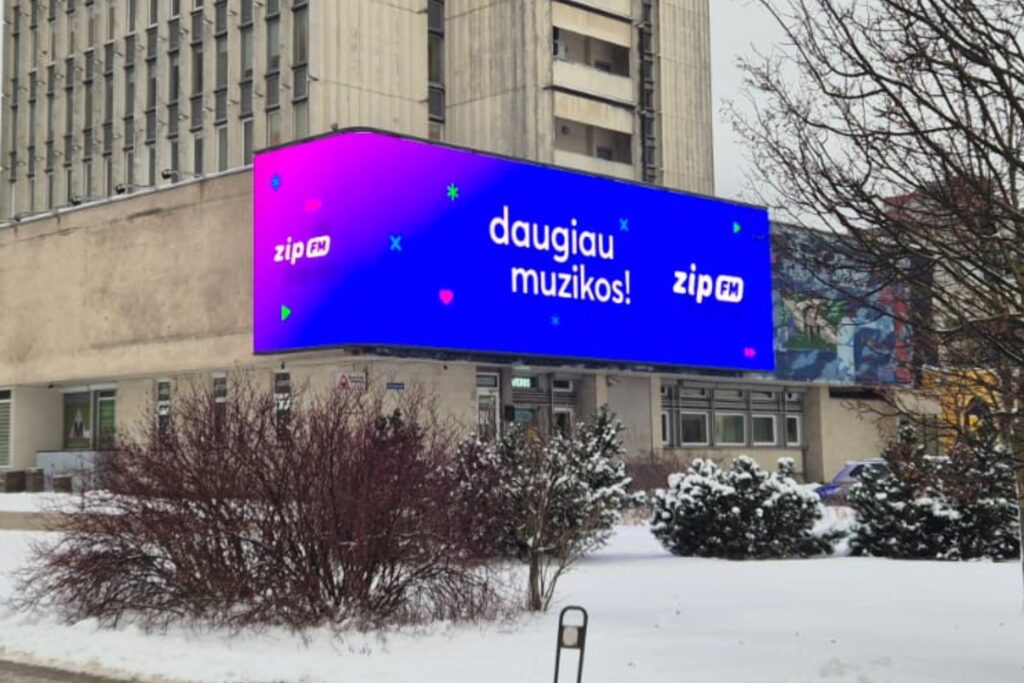 led ekranas Radiocentras